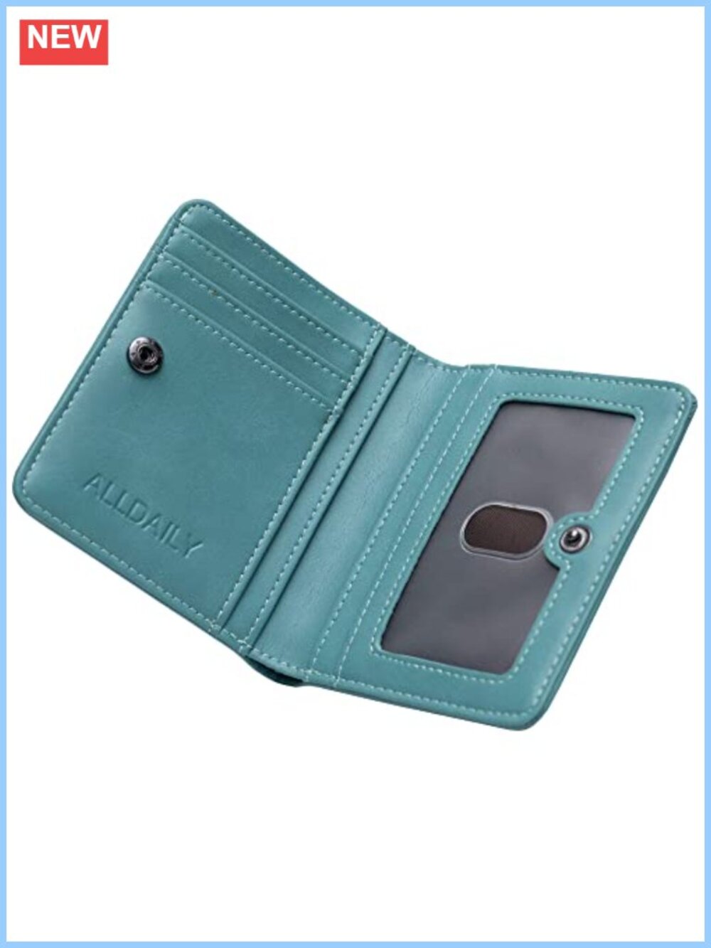 Small RFID Wallet for Women Slim Compact Bifold Pocket Travel Mini Purse